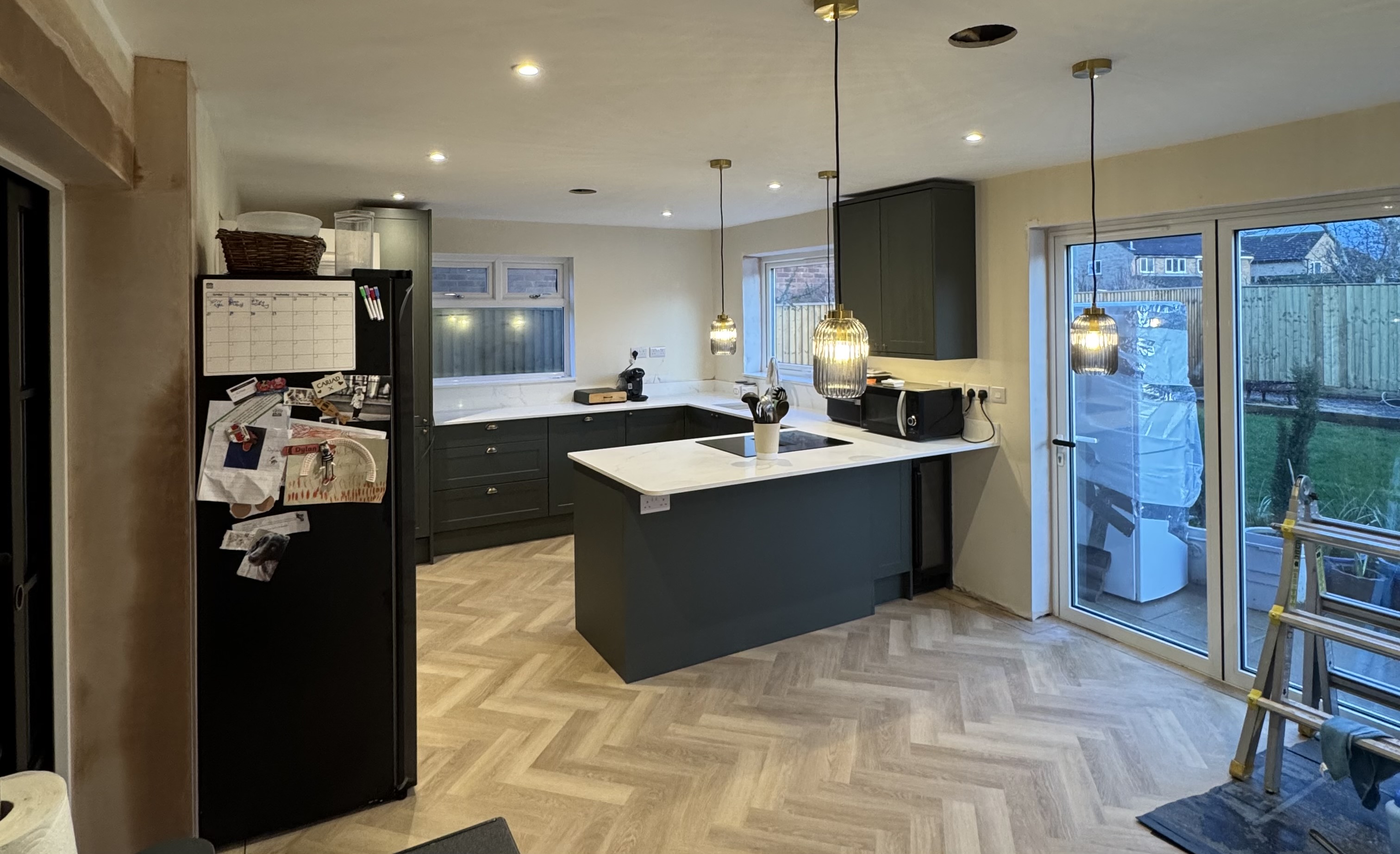 Kitchen & Rear Extension after